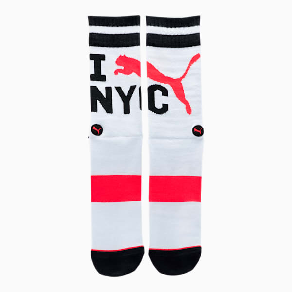 Unisex Crew Socks [1 Pair], WHITE / BLACK, extralarge